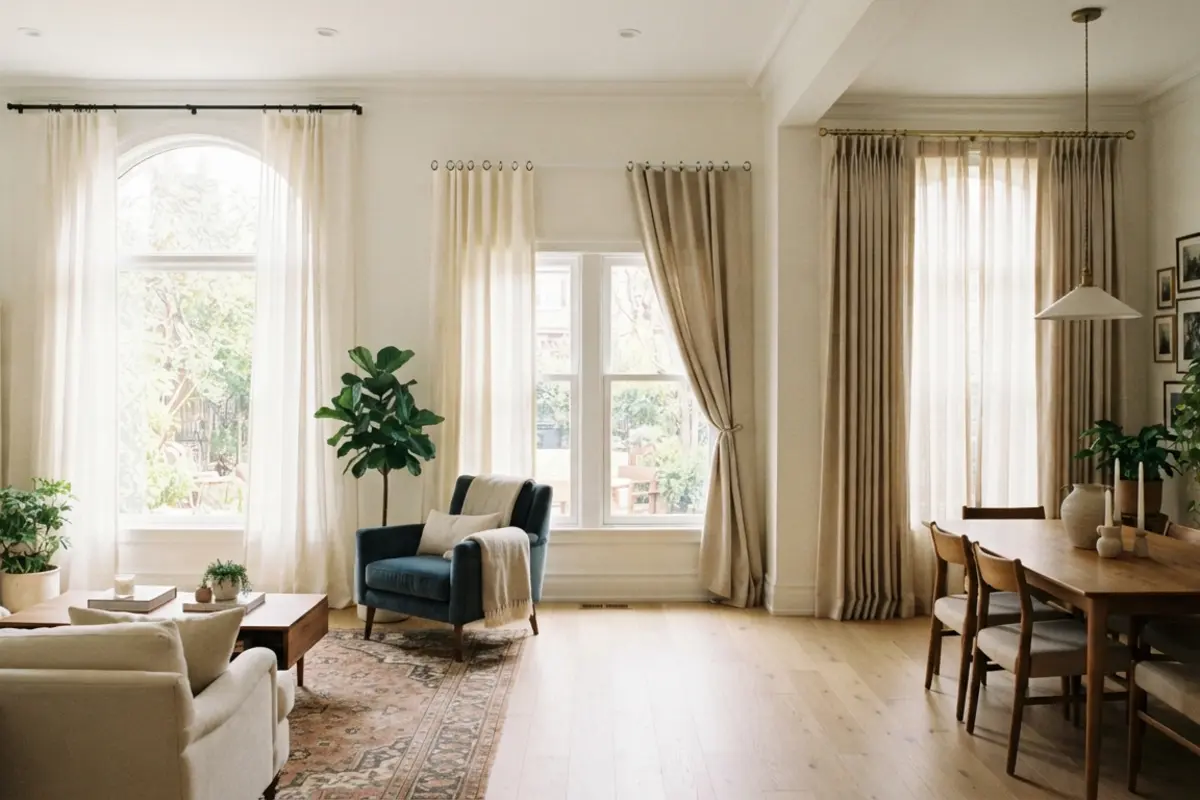 10 Curtain Styles for Every Room in Your Home
